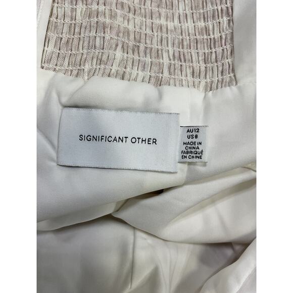 Significant Other 'Lavita' White Dress Size 8 - Picture 4 of 5